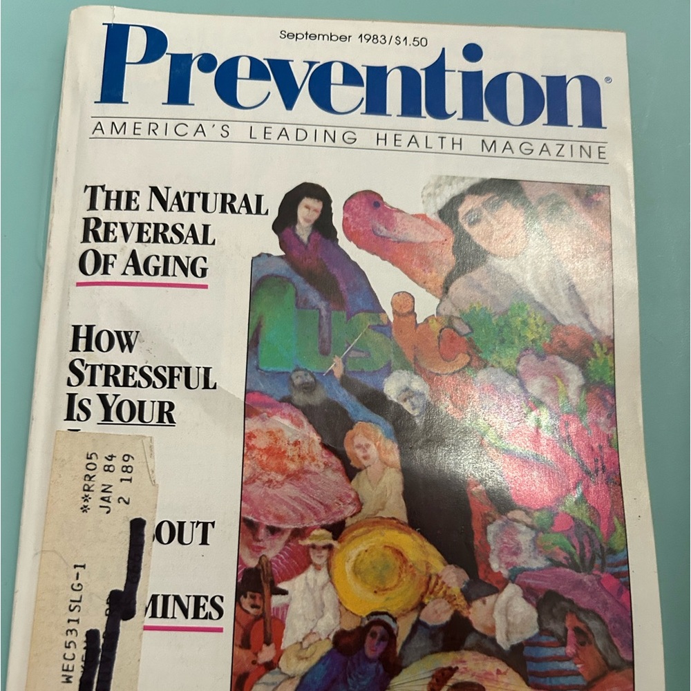 Women’s Vintage Prevention Magazine September 1983.